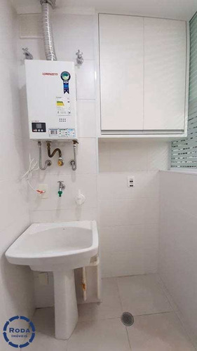 Apartamento Com 1 Dorm, Gonzaga, Santos - R$ 600 Mil, Cod: 18447 - V18447