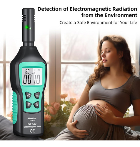 Medidor Emf Lcd Digital - Detector De Radiación Electromagné