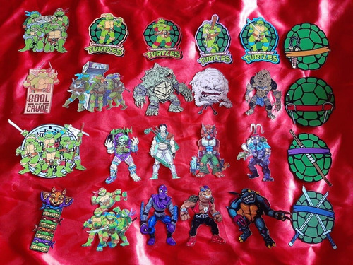 Pack De Sticker Tortugas Ninjas Vintage