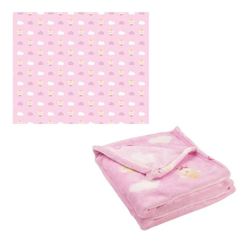 Manta Para Princesas Rosa Unik Mp1902-f