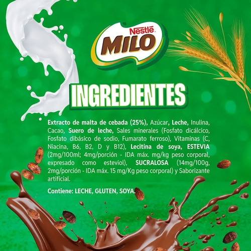 Nestlé Milo Chocolate En Polvo Sachets De 10 Unidades De 28g