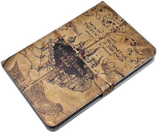 Imagen 5 de 7 de iPad Mini 4 Funda De Hogwarts Mapa Del Merodeador Retro De
