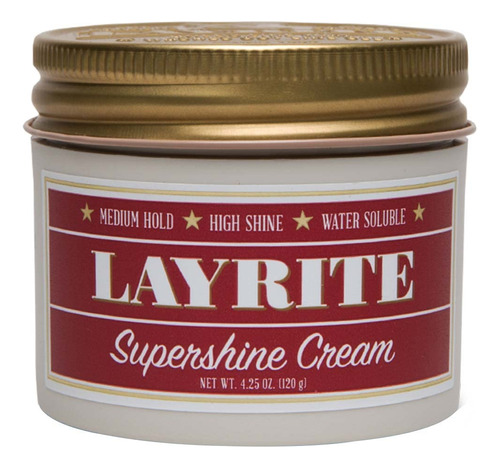 Layrite Supershine Cream, 4.25 Onzas (paquete De 1)