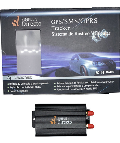 Alarma Y Localizador Gps Con Control Remoto Incluye App 10añ