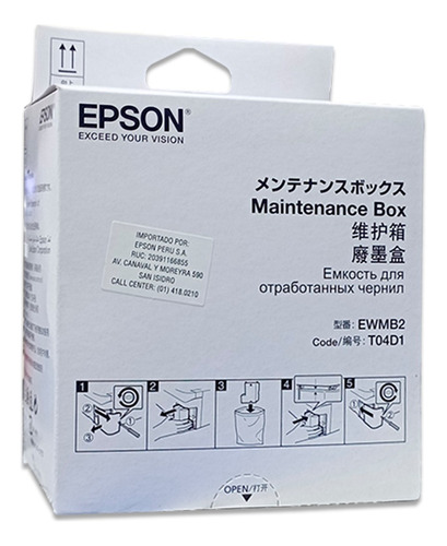 Caja Mantenimiento Epson T04d1 L6171/6161/14150/m2170 Ewmb2 