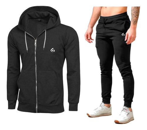 Conjunto Buzo O Campera Y Jogging Lines Hombre Gdo