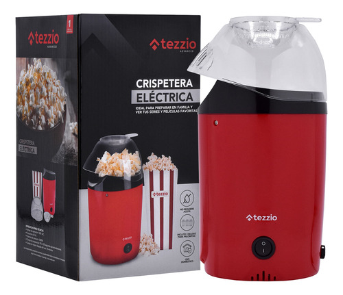 Crispetera Máquina Para Hacer Maiz Sin Aceite Tezzio