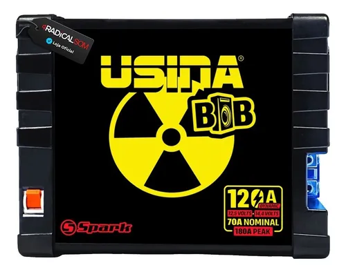 comprar Fonte Carregador Usina Bob 120 Amperes Bivolt Dynamic