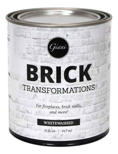 Giani Brick Transformations Pintura Blanca Paredes De L...