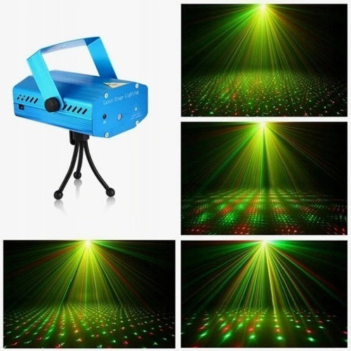Canhão Laser Jogo De Luz Led Projetor Raios Luzes De Palco 110V/220V
