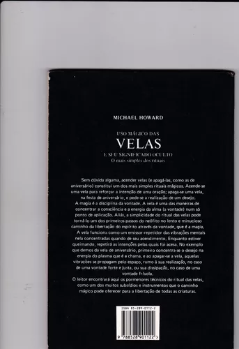 livro - Uso Mágico das Velas e seu Significado Oculto o