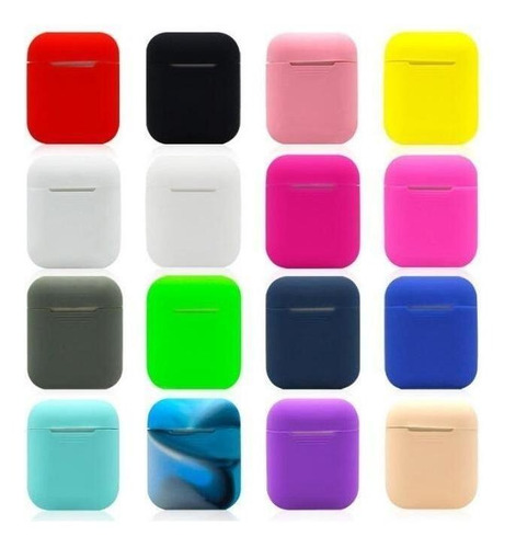 Imagen 4 de 5 de Funda Para AirPods Silicon Delgado Suave Mujer Hombre Case