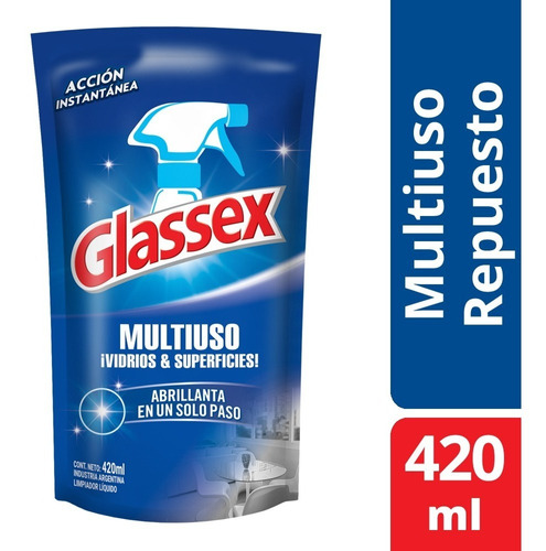 Glassex Multiuso Doypack 420 Ml