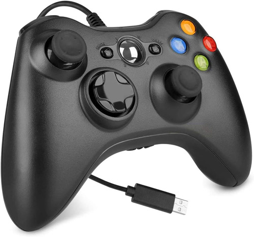 Controle Video Game Xbox 360 Com Fio Joystick Xbox360 E Pc