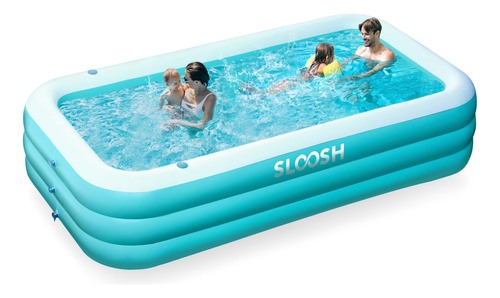 Piscina Inflable Familiar Con Asientos, 305 X 183 X 56 Cm