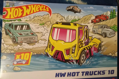 Set De Camiones Hot Wheels (contiene 10 Unidades)