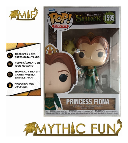Funko Pop Shrek - Princess Fiona 1595 (Usado)
