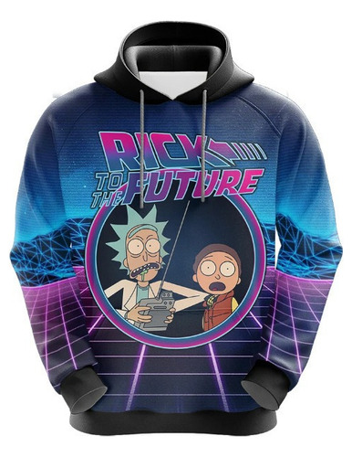 Sudadera 2022 Chamarra Regreso Al Futuro Rick Y Morty