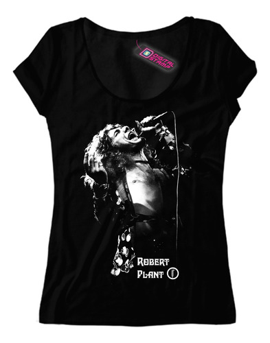 Remera Mujer Robert Plant Led Zeppelin 4 Dtg Premium