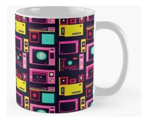 comprar Taza Retro Tv Screens - Vintage Television Pattern Calidad P