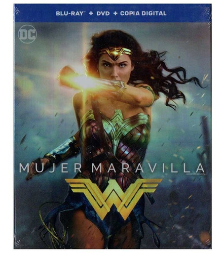 Mujer Maravilla Gal Gadot Película Bluray + Dvd + Digital