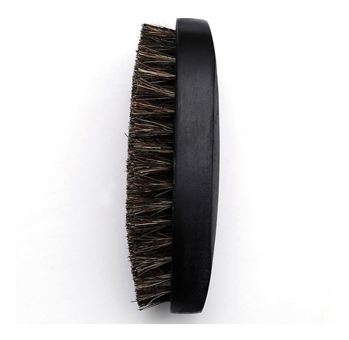 Imagen 6 de 7 de Zilveren Man ® Robusto Cepillo Para Barba Y Bigote 11 Cms Cerda Genuina 1000% Pelo Jabali Mango De Madera Negro Mate