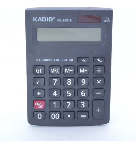 Calculadora Kadio 3851b 12 Digitos X1 Unidad