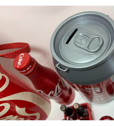 Combo Coca-cola Botellitas 1990 + Caja + Cargador + Osito ++ (Usado)