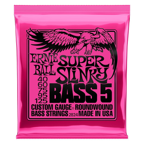 Encordado Bajo 5 Cuerdas  Ernie Ball 040-125 Regular Eb2824