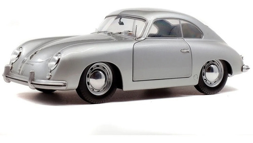 Porsche 356 Pre A 1953 Escala 1:18 Solido Plata Color Plateado