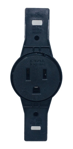 Tomada 2polos+terra Antiga Silentoque 54313 Pial Cor Preto