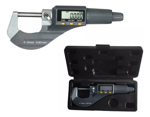 Micrómetro Digital Electrónico For Exteriores De 0 A 25 Mm