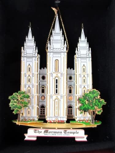 Templo Mormon Adorno De Navidad Salt Lake City Utah Souvenir