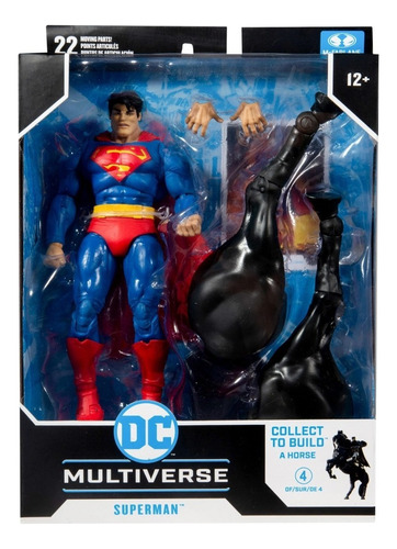 Superman Dark Knight Returns Mcfarlane Toys Baf Caballo