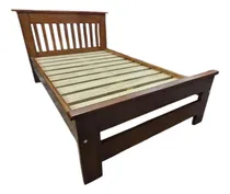 Comprar Cama Plaza Y Media Madera Maciza - Composse Equipamientos