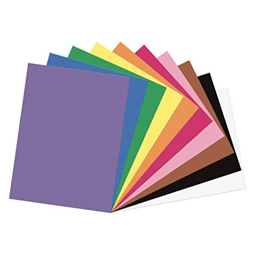 Sunworks - Papel De Construccion, 9.0 X 12.0 in, 10 Colores