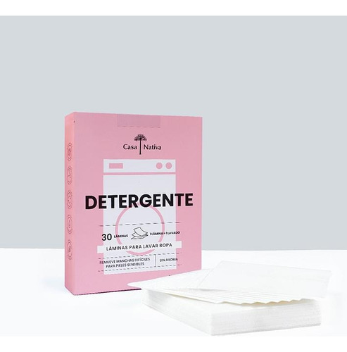 Detergente En Láminas Piel Sensible Sin Aroma. Agronewen