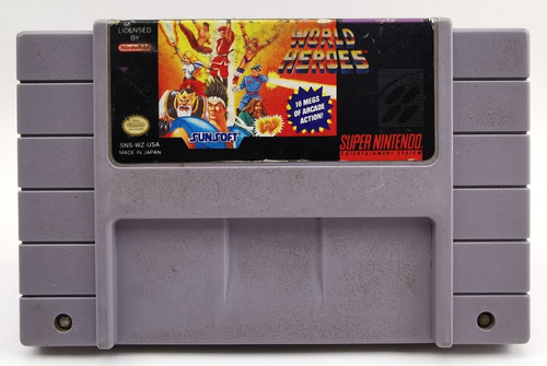 World Heroes Snes Nintendo 1 I * R G Gallery