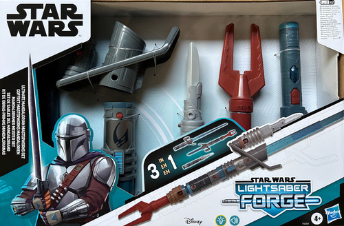 Espada Star Wars Sable Light Saber Forge Mandalorian Grogu Negro