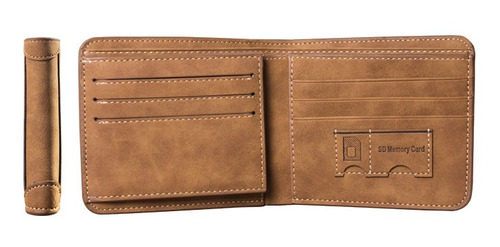 Imagem 3 de 4 de Carteira Masculina Hengsheng Couro Plutônio Horizontal