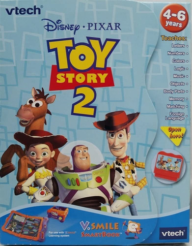 Vtech V.smile Smartbook Story Book - Disney Pixar Toy Story