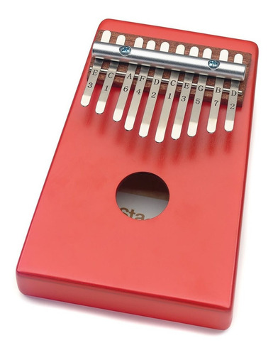 Kalimba De Madera Con 10 Notas Colores Stagg Kalikid10