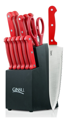 Ginsu Essential Series Juego De Cuchillos Dentados De Acero 