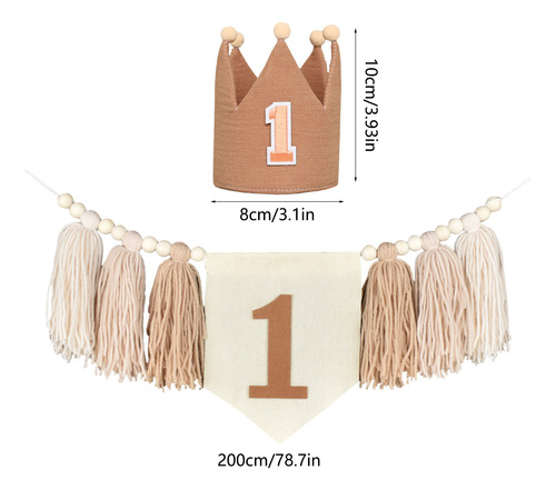 Gorro Con Borlas Para Decoración De Fiesta De Primer Cumplea