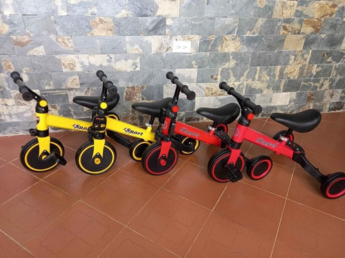 Imagen 8 de 8 de Triciclo Para Niños Y Niñas 2 Posiciones 3 En 1