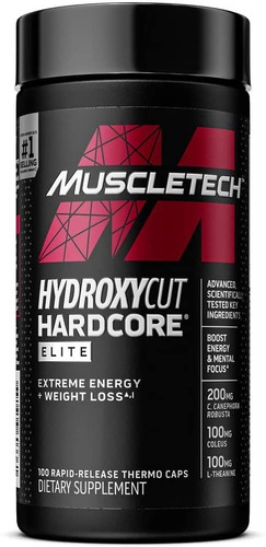 Muscletech Hydroxycut Hardcore Elite 100 Caps