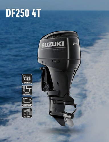 Motor De Popa Suzuki 250 Hp 4 T 6cc Para Barcos / Lanchas