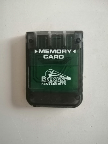 Memory Card Retro 90s Marca Pelican De Ps1 Gris Transparente