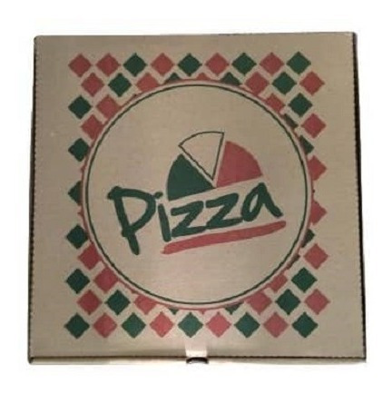 Cajas Marrones Para Pizza 25x25 Cms Pequeña