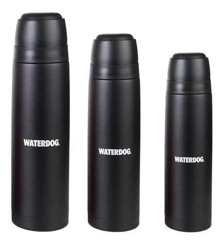 Termo Waterdog Acero Inox 1000 Cc Negro Bala Ta1001ablack